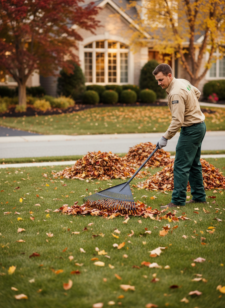 Fall Clean-Up — MACScapes Lawn Care